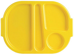  Olympia Kristallon Menütabletts gelb 37,5 x 27,8cm (10 Stück) 