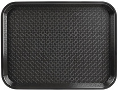  Kristallon Fast-Food-Tablett schwarz 34,5 x 26,5cm 