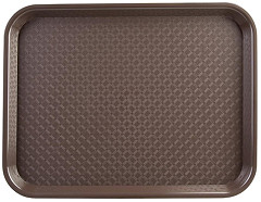  Kristallon Fast-Food-Tablett braun 34,5 x 26,5cm 