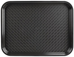  Kristallon Fast-Food-Tablett schwarz 41,5 x 30,5cm 