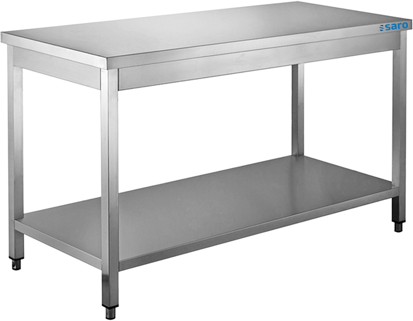  Saro Edelstahltisch, Unterblatt - B 2000 x T 700 mm 