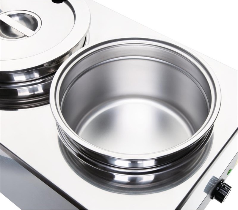  Buffalo Bain-Marie mit 2x 5.2L Schalen 
