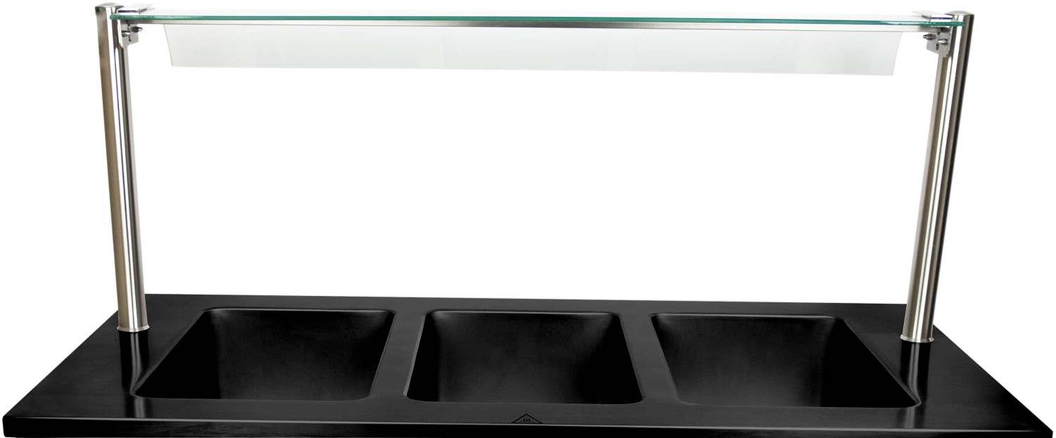  Saro Spuckschutzwand zum Bain Marie Trolley BTS-3 