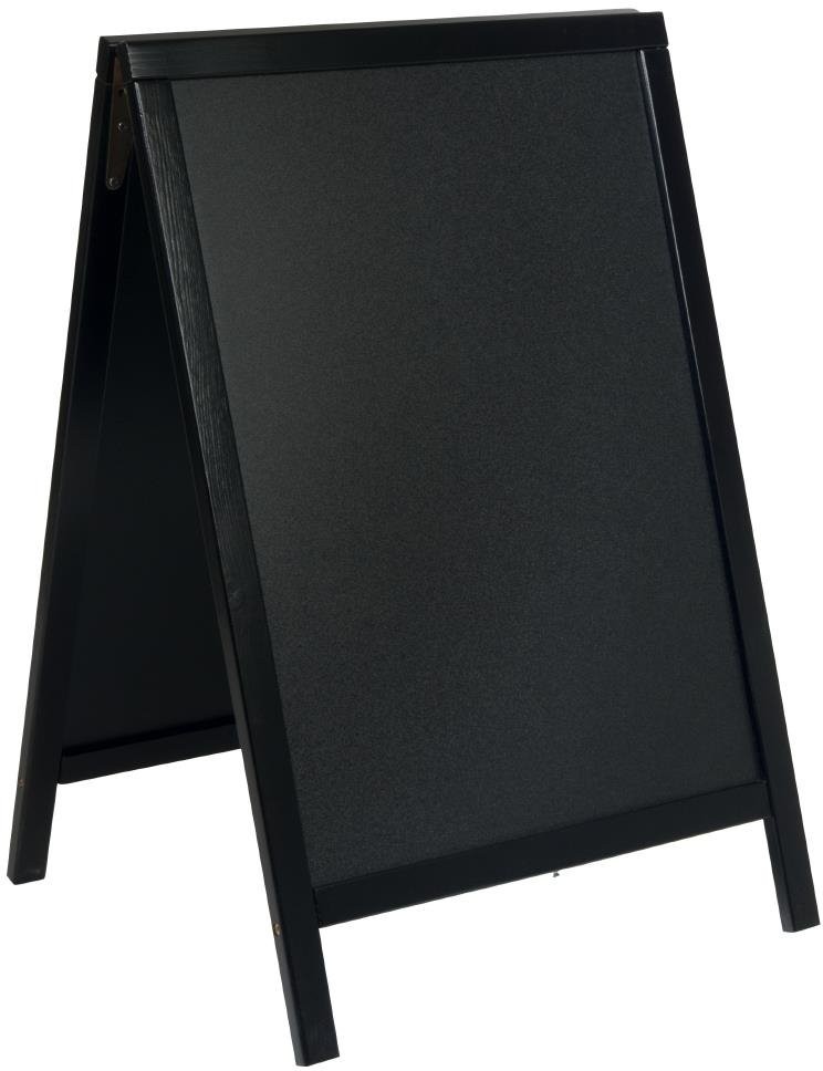  Securit Schwarzer H&ouml;lzerner kleiner Gehweg Kreide Tafel Schild 