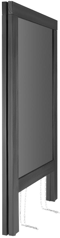  Olympia B&uuml;rgersteig-Werbefafel Schwarzer Holzrahmen 700x1200mm 
