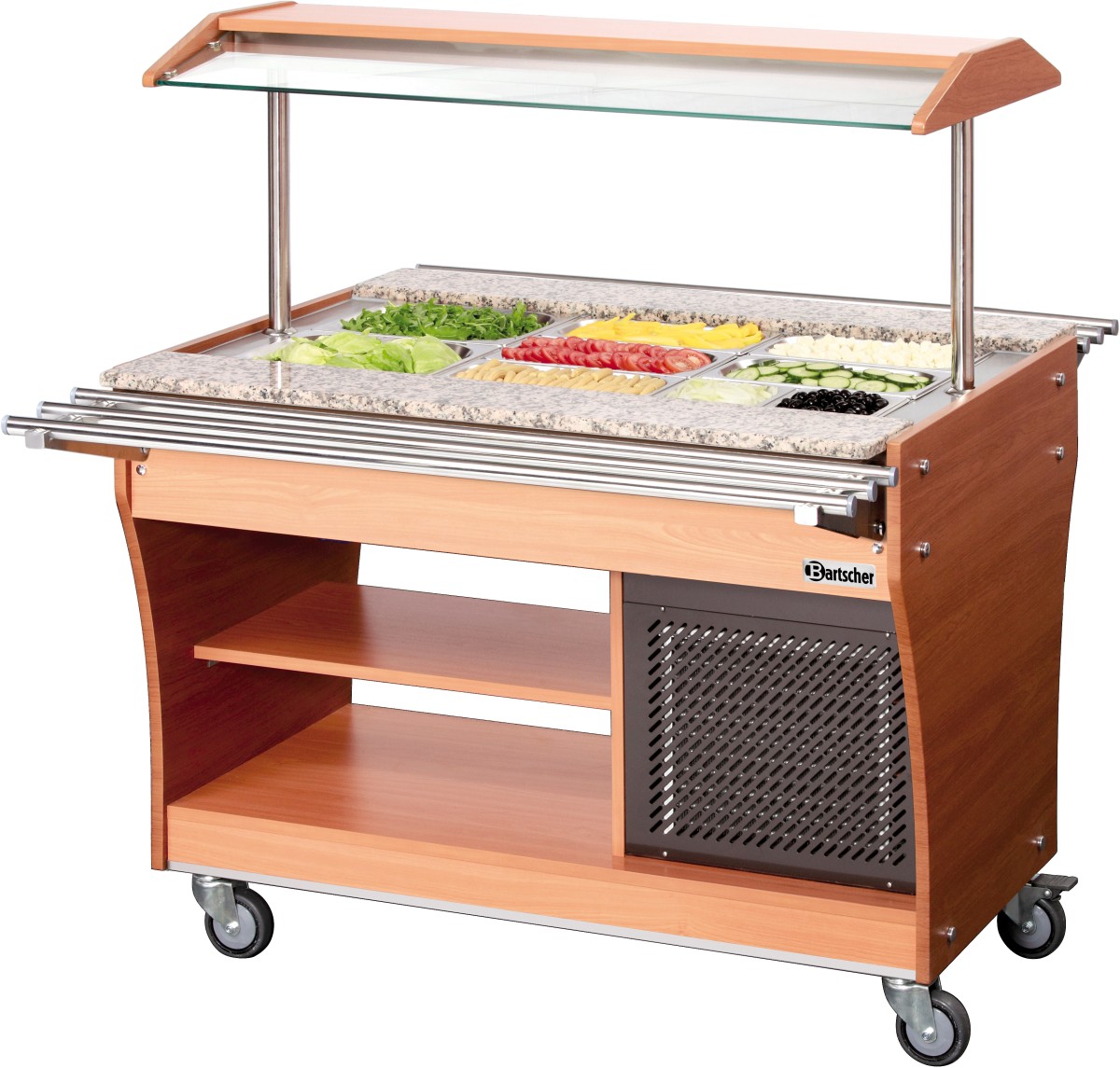  Bartscher Tablettrutsche, 1 St&uuml;ck, 3x 1/1 GN 