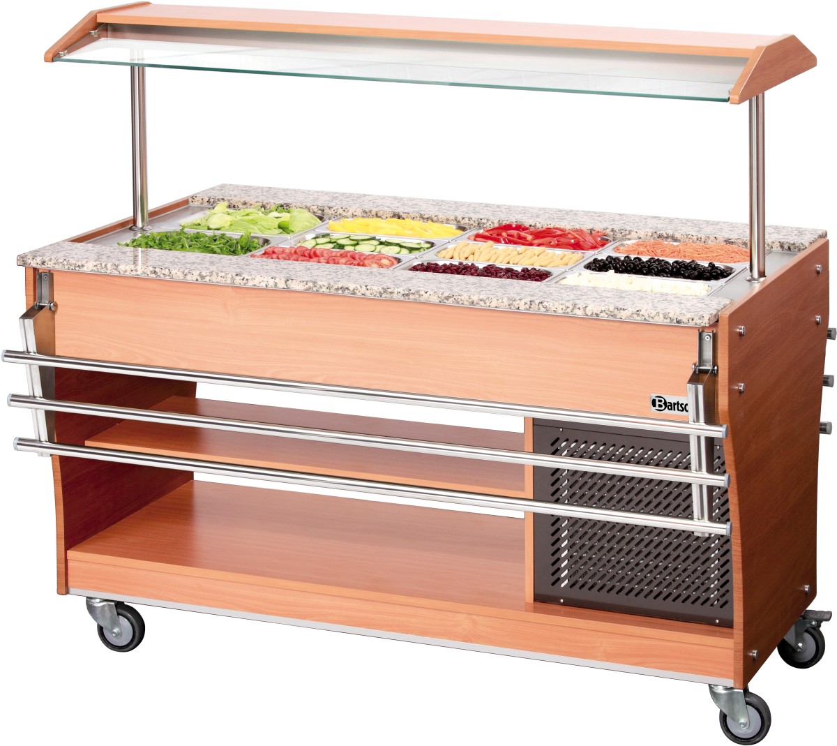  Bartscher Tablettrutsche, 1 St&uuml;ck, 4x 1/1 GN 