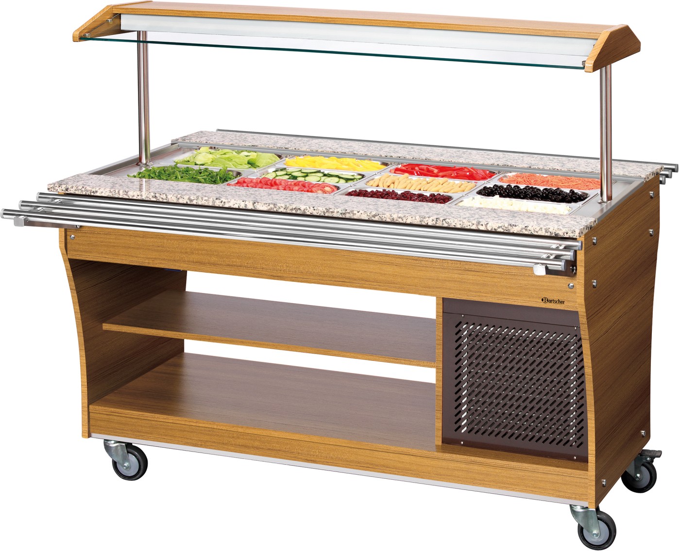  Bartscher Buffetwagen, kalt, 4x 1/1 GN 