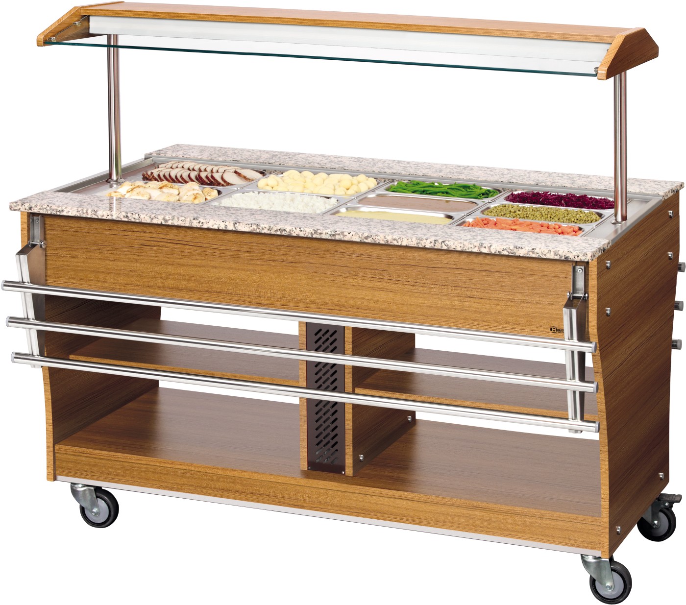  Bartscher Buffetwagen, warm, 4x 1/1GN 
