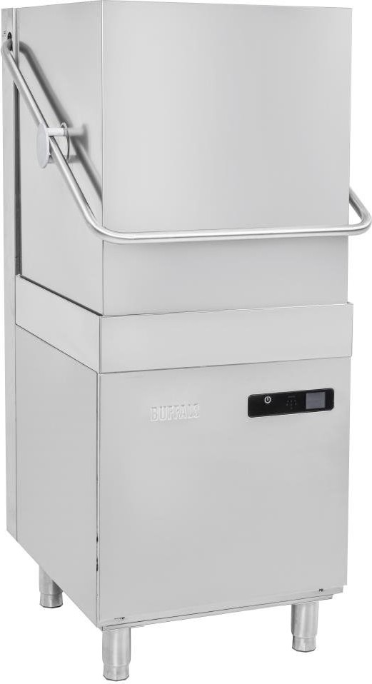  Buffalo Digital-Durchschubgeschirrsp&uuml;ler mit Ablaufpumpe 9,7 kW Dreiphasen 