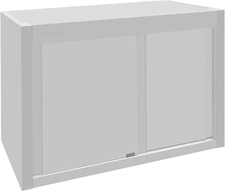  Vogue H&auml;ngeschrank Edelstahl 650x900x400mm 
