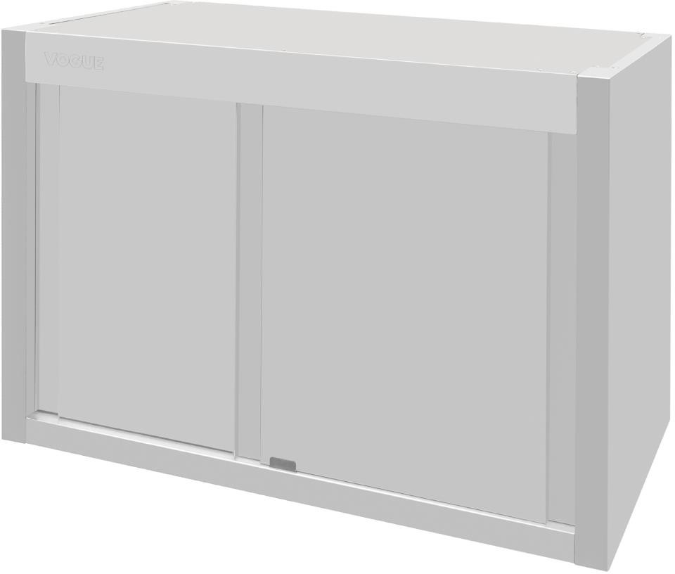  Vogue H&auml;ngeschrank Edelstahl 650x900x400mm 