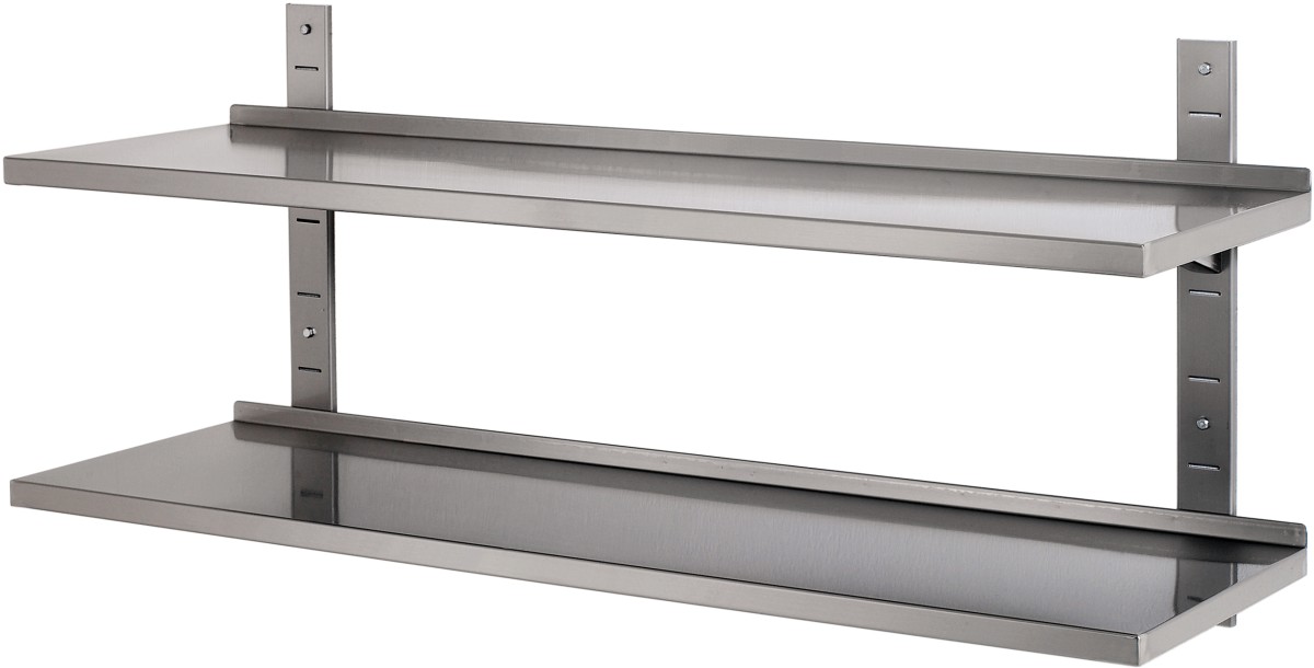  Bartscher Wandregal Set, 1200x355 komplett 