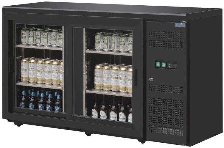  Polar Serie U 2-t&uuml;riger Bark&uuml;hlschrank 350L 