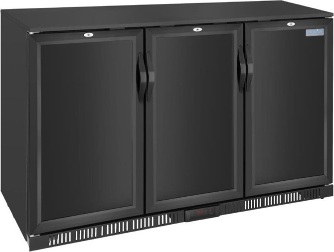  Polar G-Serie Niedriger K&uuml;hler mit drei T&uuml;ren, 320 L 