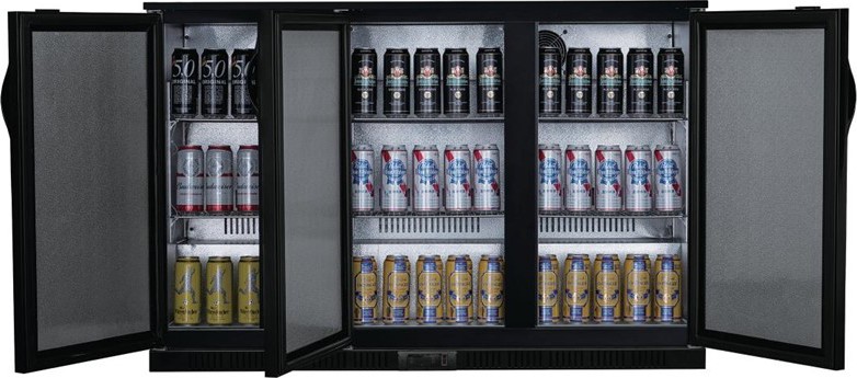  Polar G-Serie Niedriger K&uuml;hler mit drei T&uuml;ren, 320 L 