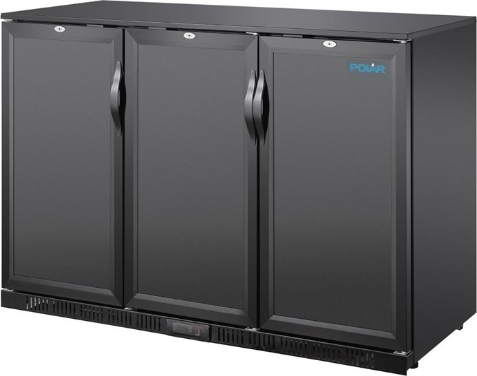  Polar G-Serie Niedriger K&uuml;hler mit drei T&uuml;ren, 320 L 