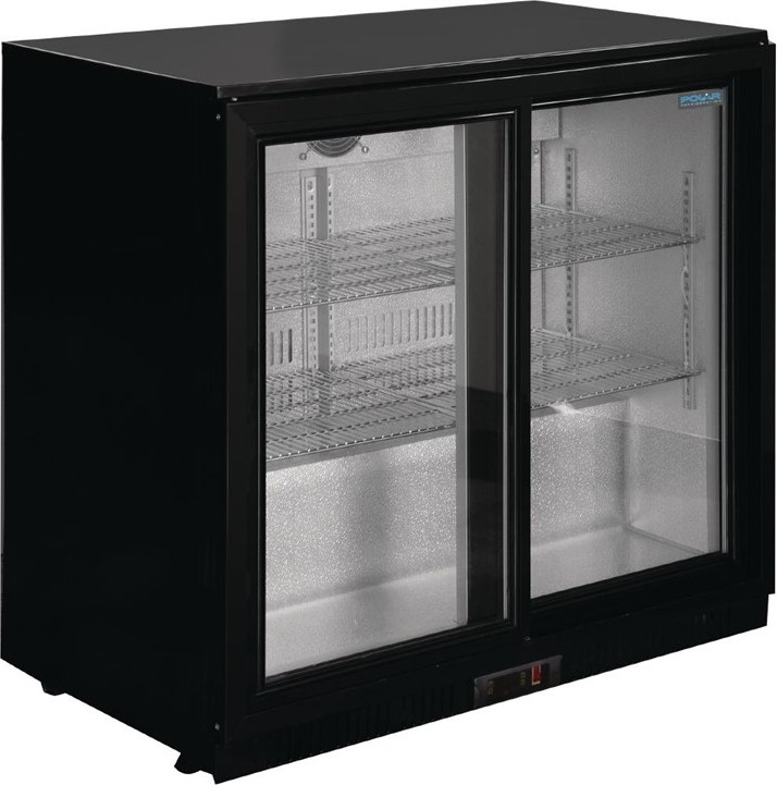 Polar Serie G Bark&uuml;hlschrank mit 2 Schiebet&uuml;ren 208L 