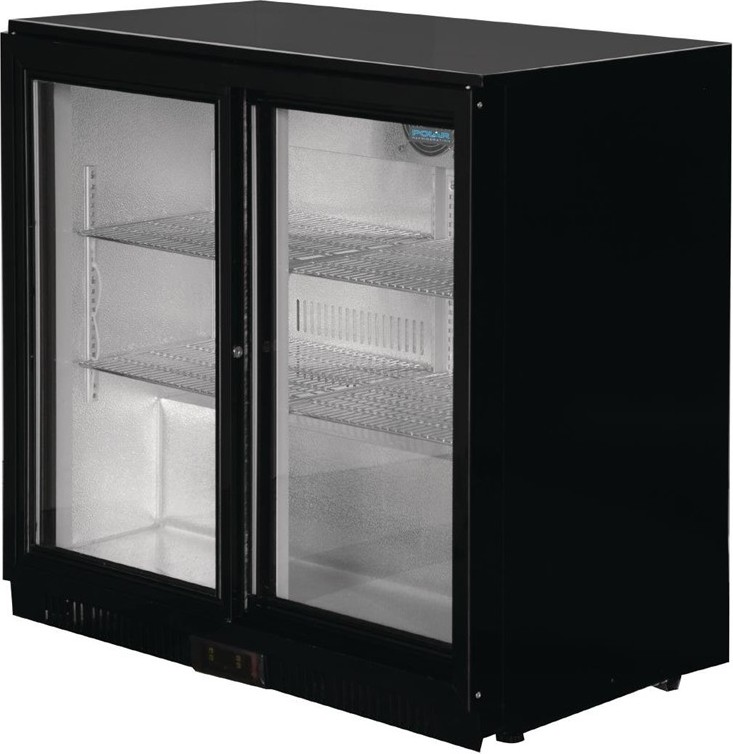  Polar Serie G Bark&uuml;hlschrank mit 2 Schiebet&uuml;ren 208L 