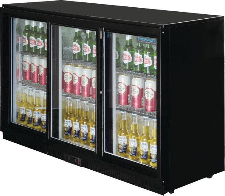  Polar Serie G Bark&uuml;hlschrank mit 3 Schiebet&uuml;ren 330L 