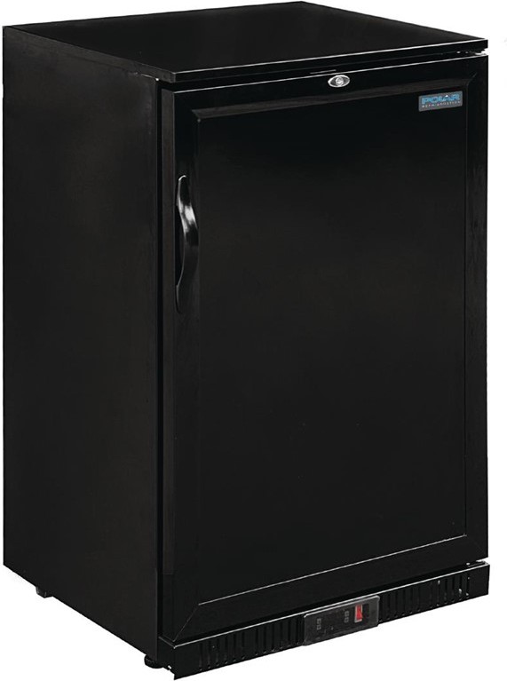  Polar G-Serie 900 mm Bark&uuml;hlschrank Eint&uuml;rig 138 Liter Schwarz 
