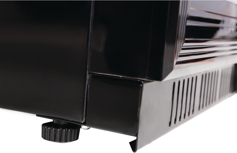  Polar G-Serie 900 mm Barkühlschrank Eintürig 138 Liter Schwarz 