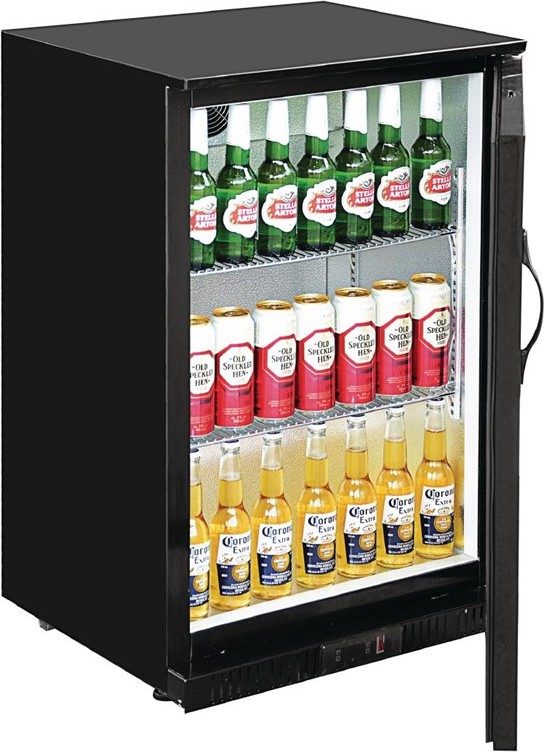 Polar G-Serie 900 mm Bark&uuml;hlschrank Eint&uuml;rig 138 Liter Schwarz 