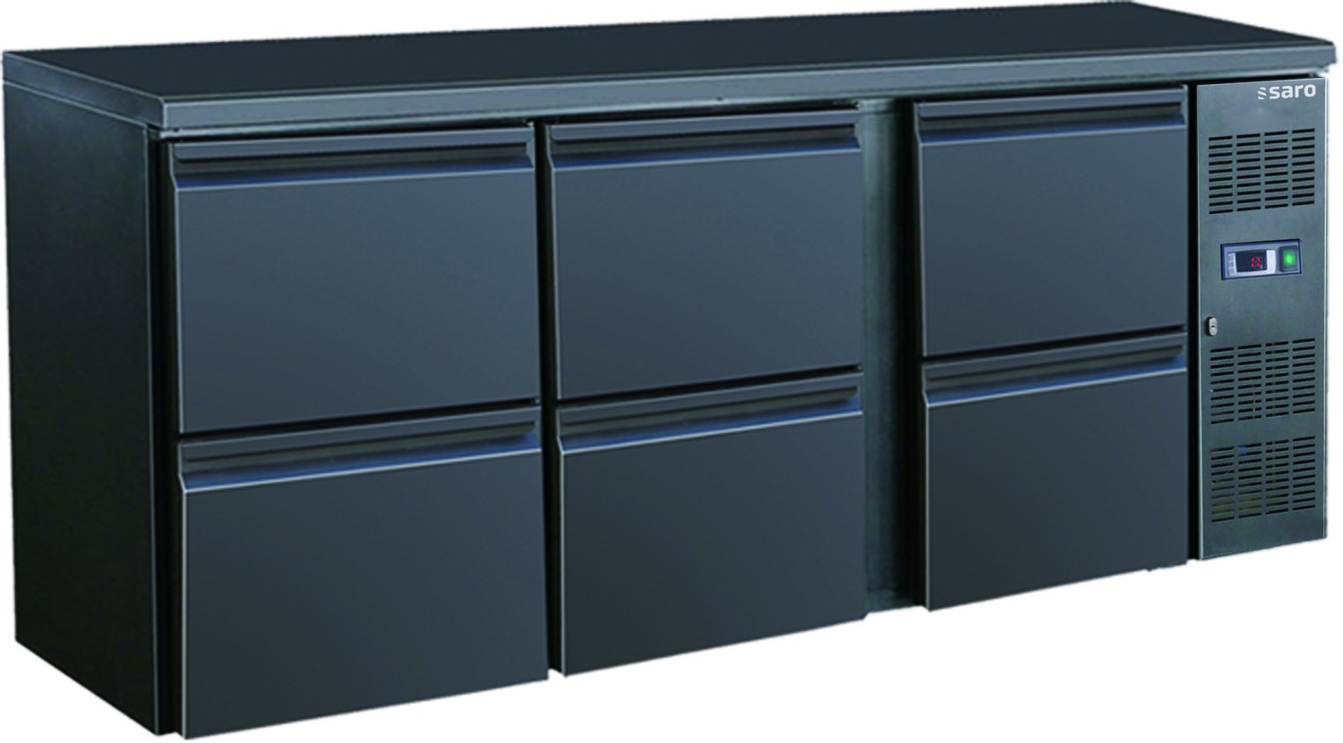 Saro Bark&uuml;hler mit 3 x 2 Schubladen,  Modell BC 3100-S6 
