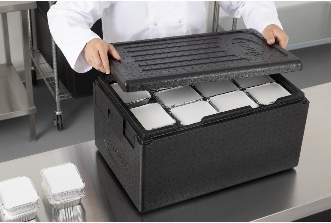  Vogue Isolierte EPP Lebensmitteltransportbox 46Ltr GN Gr&ouml;&szlig;e 