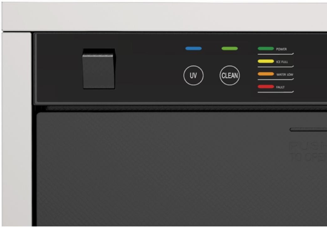  Polar U-Serie Tisch-Eisw&uuml;rfelmaschine mit UVC 20kg 