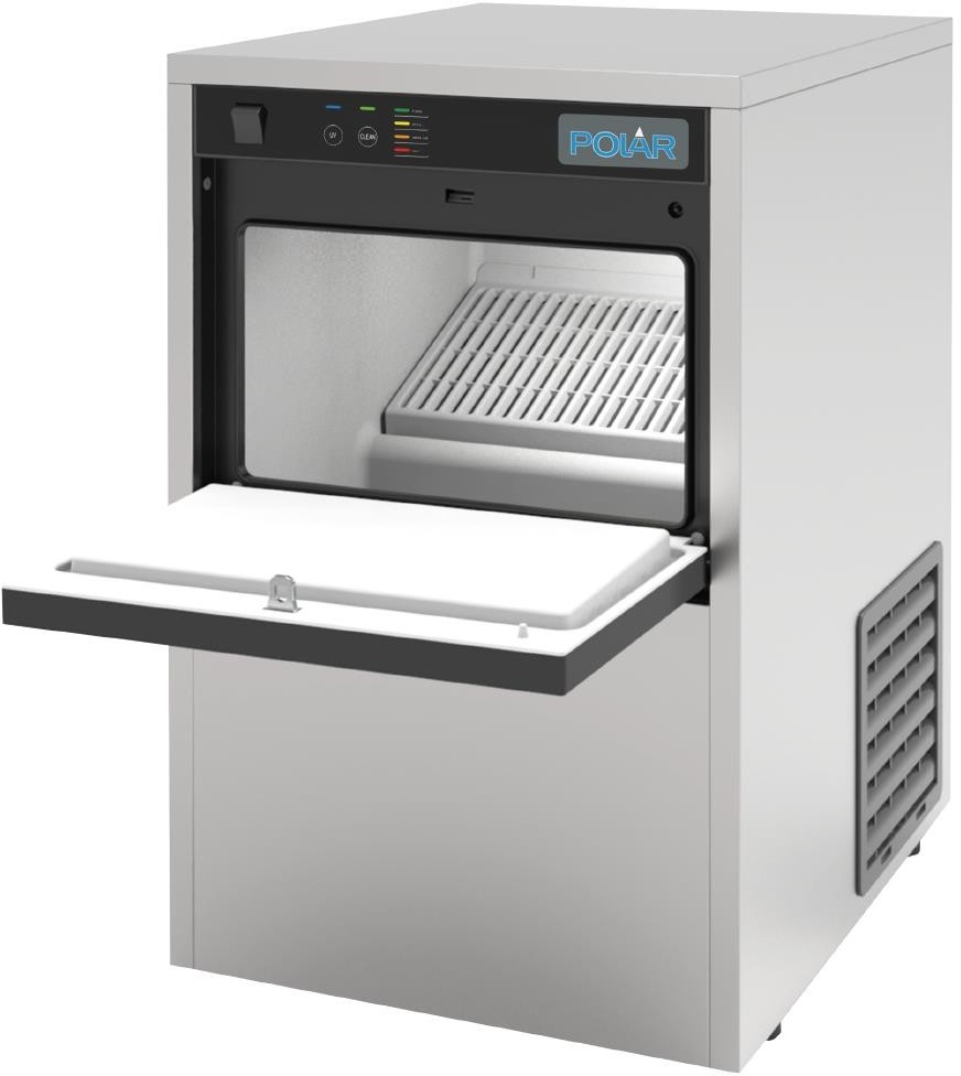  Polar U-Serie Tisch-Eisw&uuml;rfelmaschine mit UVC 20kg 