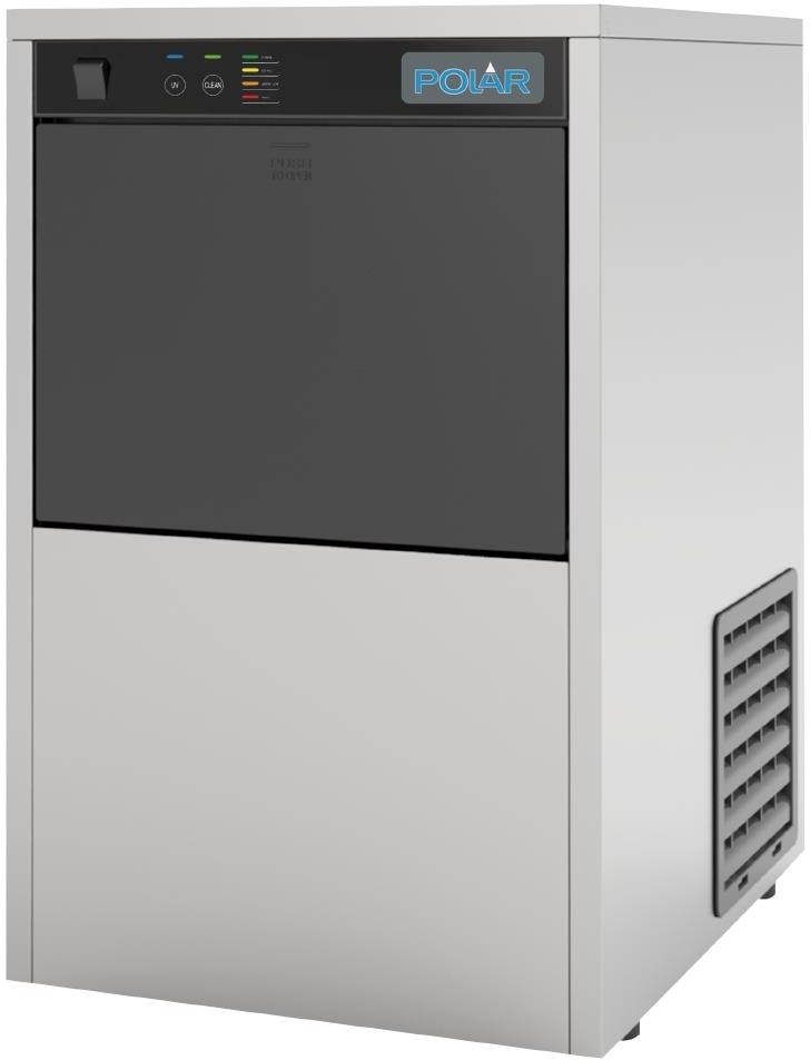  Polar U-Serie Tisch-Eisw&uuml;rfelmaschine mit UVC 20kg 