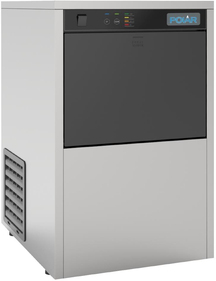  Polar U-Serie Tisch-Eisw&uuml;rfelmaschine mit UVC 20kg 