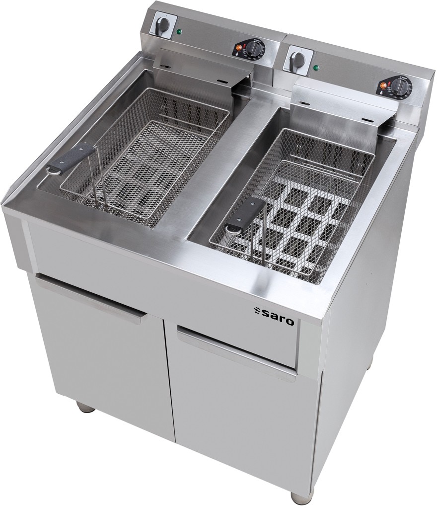  Saro Elektrofritteuse 20+20 L  Modell BRAGA 