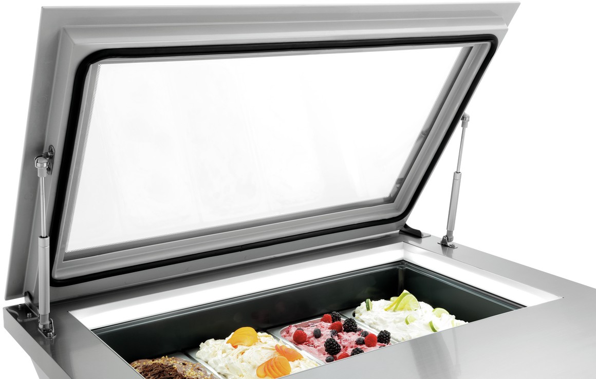  Bartscher Eisvitrine 4x6,5L-F 