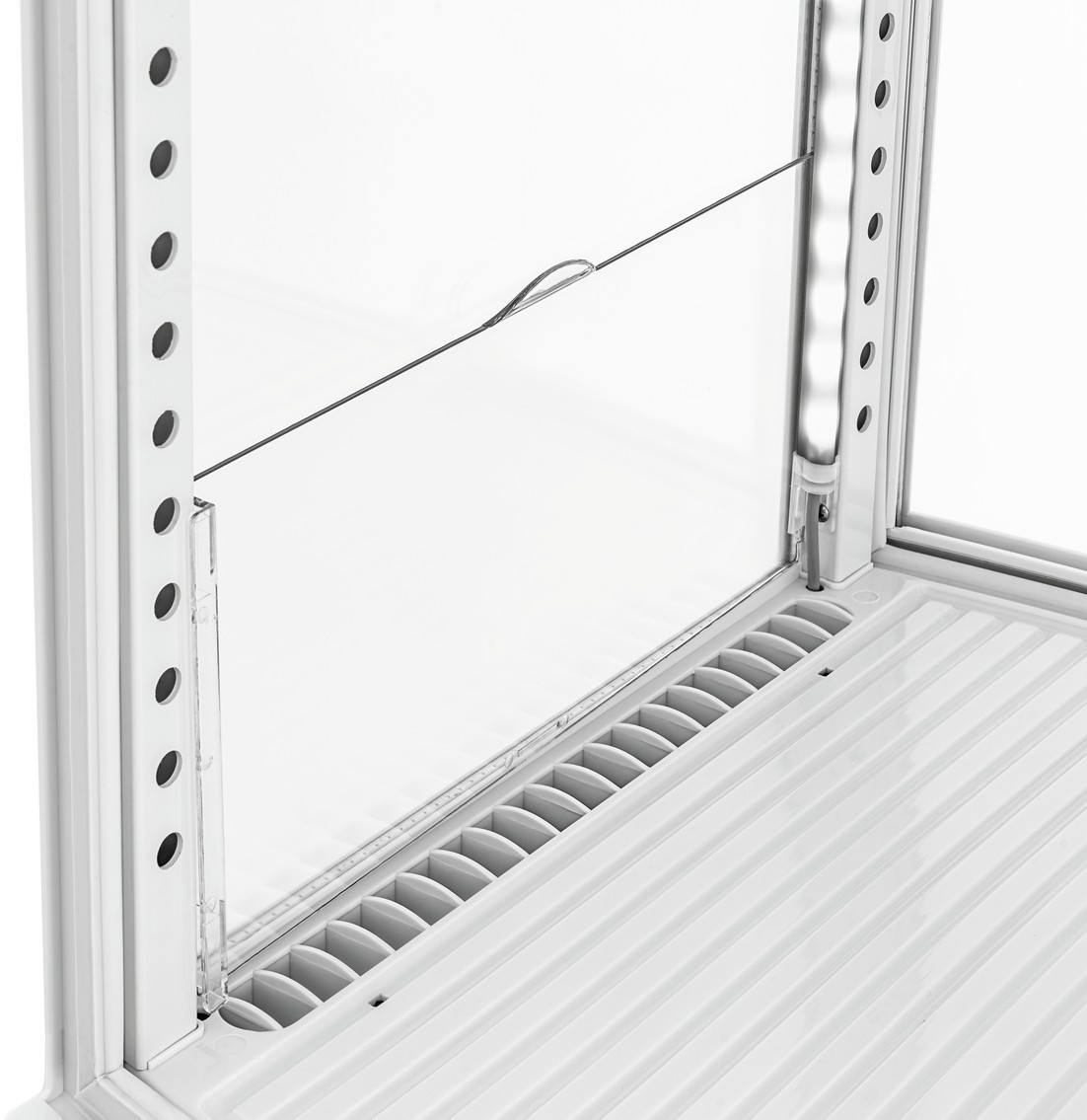  Bartscher Mini-K&uuml;hlvitrine 75L2T wei&szlig; 