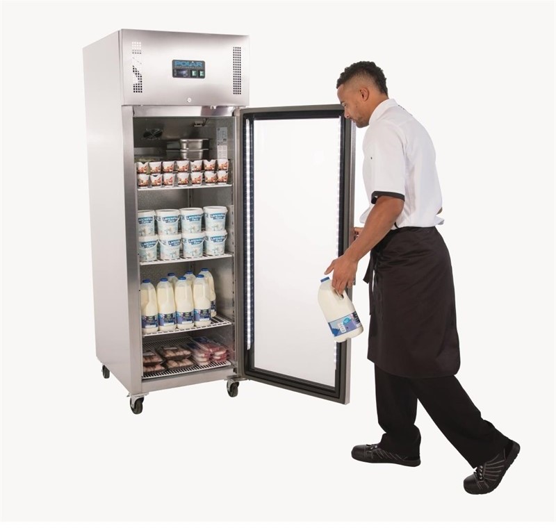  Polar Serie G Gastro K&uuml;hlvitrine 1-t&uuml;rig 600L 