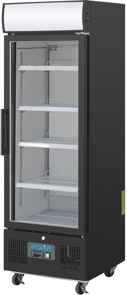  Polar G-Serie Standk&uuml;hlschrank mit Display 218Ltr Schwarz 
