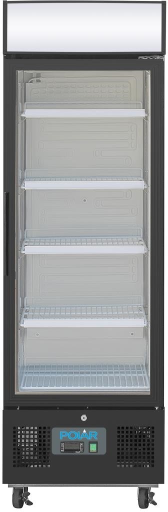  Polar G-Serie Standk&uuml;hlschrank mit Display 218Ltr Schwarz 