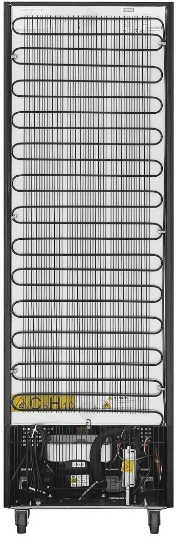  Polar G-Serie Standk&uuml;hlschrank mit Display 218Ltr Schwarz 