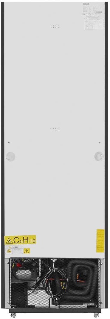  Polar G-Serie Gefrierschrank mit Sichtfenster 412Ltr Schwarz 