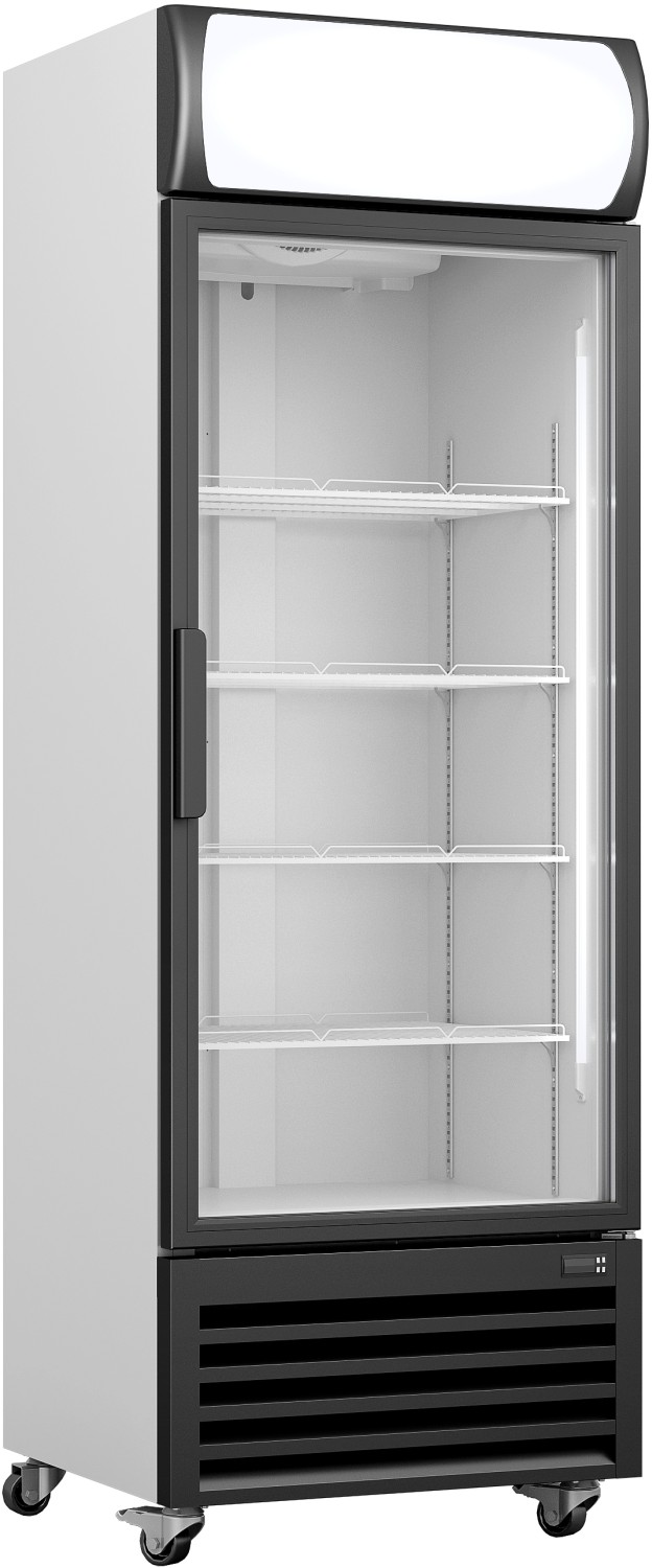  Saro K&uuml;hlschrank mit Glast&uuml;r + Werbetafel,  Modell GTK 370 