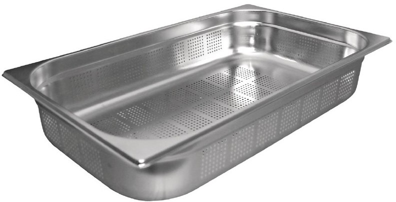  Vogue GN-Beh&auml;lter Edelstahl 6,5cm GN1/1 gelocht 