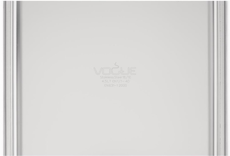  Vogue GN-Behälter 1/1 Edelstahl 40mm 