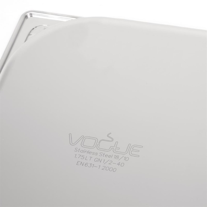  Vogue GN-Behälter 1/2 Edelstahl 40mm 