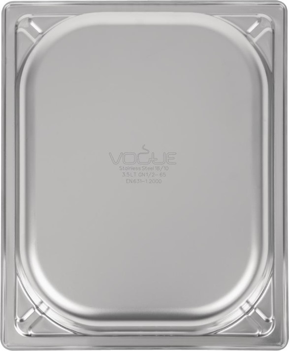  Vogue GN-Beh&auml;lter 1/2 Edelstahl 65mm 