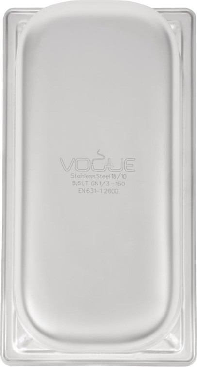  Vogue GN-Beh&auml;lter 1/3 Edelstahl 150mm 