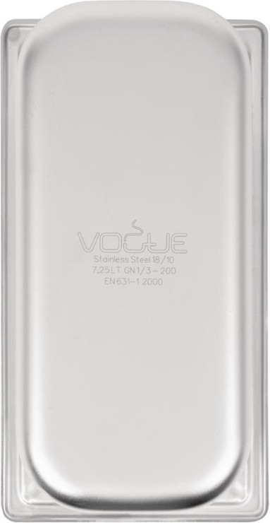  Vogue GN-Beh&auml;lter 1/3 Edelstahl 200mm 