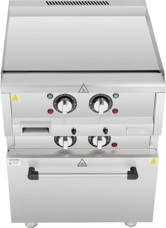  Buffalo 600 Serie freistehende elektrische Grillplatte mit Umluftofen 