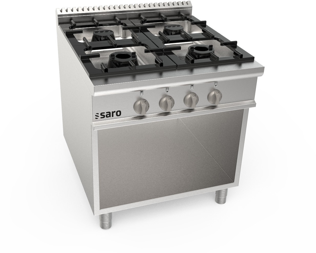  Saro Gasherd offener Unterbau 4 Brenner  Modell LQ / CUG4BA 